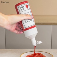 fengjue Condiment Squeeze Bottles 250/350/450ml Ketchup Mustard Salad Sauce Dispenser With On Cap Li