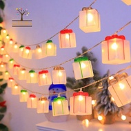 For Christmas Lights 10 Ft 20 LEDs Multi Color Battery Operated String Lights Gift Boxes for Christm
