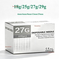 100pcs*COD*Disposable Needle*18G/25G/27G/29G/30G 4MM 30G 13MM 30G 25MM