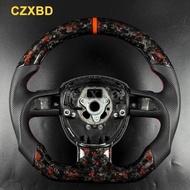 For Audi A3 A4 A5 S3 S4 S5 RS5 B8 A6 S6 RS6 RS4 B7 Q5 Q7 A8 S8 D3 2005-2012 Real Carbon Fiber Steeri