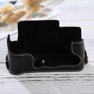 1/4 inch Thread PU Leather Camera Half Case Base for FUJIFILM X-E3(Black)(PULUZ Official store)