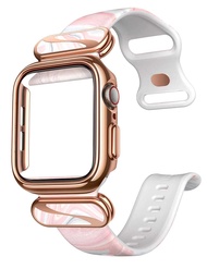 I-Blason Cosmo Luxe เคสสำหรับ Apple Watch ซีรีส์9/8/7/6/5/4 /Se/ SE2 40มม./41มม. เคสป้องกันพร้อมสายร