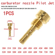 1PCS of 4.5mmx0.75mm Carburetor slow pilot jet thread for keihin cv cvk fce fcr carburetor N424-25 Carburetor nozzle
