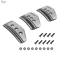 Car Aluminum Alloy Pedal Rest Pedal Cover Accelerator Pedal Cover Clutch Pedal Cover forManual Trans