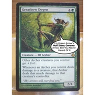 Magic: The Gathering(MTG) Card Greatbow Doyen Morningtide
