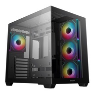 CASE (เคส) DEEPCOOL CG530 4F ATX (BLACK / WHITE)