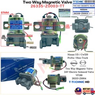 26335-Z0003-TT  CW520 UD Hino Truck Electric Solenoid Valve ; 24V 2 Way Magnetic Valve (INJAP MAGNET