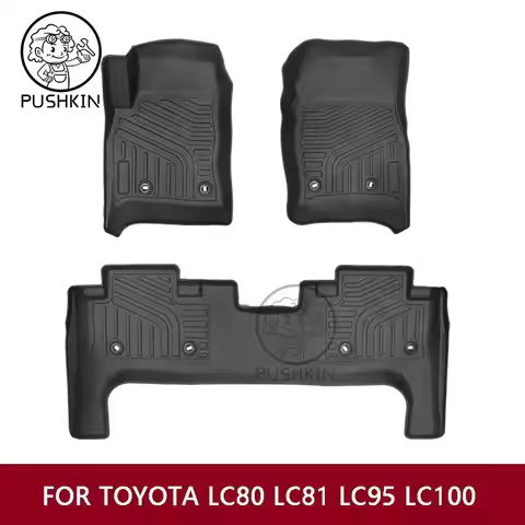 For Toyota LC80 LC81 LC95 LC100 Land Cruiser Carpet Floor Mat TPE Thickened Car Mats Land Cruiser In