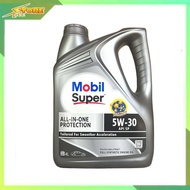 Mobil Super 5W-30 โมบิล ซุปเปอร์ 5W-30 น้ำมันเครื่องเบนซิน Mobil Super 5W-30 ขนาด 4 ลิตร สังเคราะห์