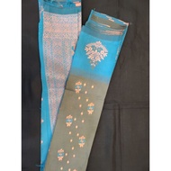 Kubera Paatu Grey and Blue Saree