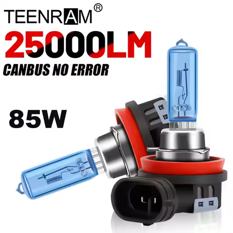 25000LM Halogen Headlight Bulbs 85W 12V H1 H7 H8 H9 H11 9005 HB3 9006 HB4 Super Bright Car Lights 60