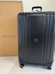 全新Delsey 黑色ECLIPSE SE 31" 前揭式可擴充四輪行李箱