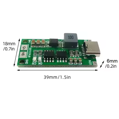 Multi-Cell 2S 3S 4S Type-C To 8.4V 12.6V 16.8V Step-Up Boost LiPo Polymer Li-Ion Charger 18650 Lithi