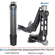 Leofoto LS-324CEX + PG-1 Ranger Series Carbon Fiber Tripod Kit
