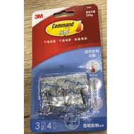 3M Seamless Command Transparent Hook Movable/Transparent Series 3m hook 3m command hook 3m wall hook