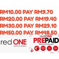 Redone top up red one prepaid reload