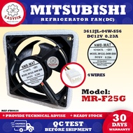 REFRIGERATOR 9.2CM MR-F25G/MR-F25E MITSUBISHI FAN 4 WIRES 3612JL-04W-S56 DC12V 0.23A Mla10