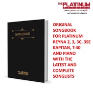 PLATINUM ORIGINAL SONGBOOK FOR PLATINUM PIANO, PIANO XL SD, PK-10, FLUTE SD CARD KARAOKE PLAYERS WIT
