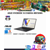[ผ่อน0%10ด.]ASUS VIVOBOOK 16 X1605VA-MB735WA/i7-13620H/ประกัน 2 YEARS Onsite Service+1Y Perfect Warr