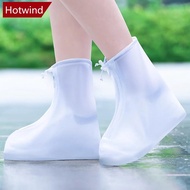 HOTWIND 1Pair Silicone Waterproof Shoe Cover Unisex Shoes Protectors Rain Boots for Indoor Outdoor R