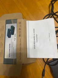 VGA + R/L Audio to HDMI Converter