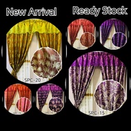 RAYA 7 COLOR CURTAIN CURTAIN CURTAIN FOR ROOM DOORS AND WINDOWS