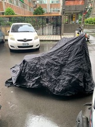 #23吃土季 機車 重機 厚 大型 紅牌 遮雨棚 遮雨罩 二手 大尺寸 下雨 雨罩