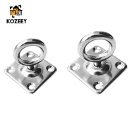 [KOZEEY] 316 Stainless steel shape square Swivel PAD EYE Padeyes for Shade Sails, Boat, Marine - 5mm