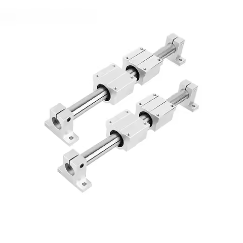 Linear Optical Axis Rail Shaft OD8/10/12/6/16mm 300-800mm+SCS8/10/12/6/16UU Linear Bearing Blocks+SK
