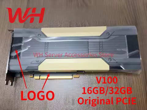 Used NVIDIA Tesla V100 16GB/32GB Original PCIE HBM2 GPU Accelerator Graphics Card for CUDA AI Deep L