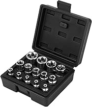Bixury 14-Piece Torx Socket Set Torx Socket Spanner Set E Profile Socket Spanner Set External Torx 1