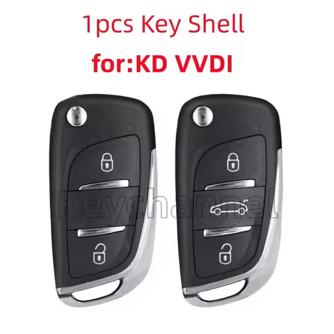 1pcs 2/3 Button Car Key Shell Xhorse Remote Case KEYDIY Flip Key Shell DS Type Key Shell for KD B11 