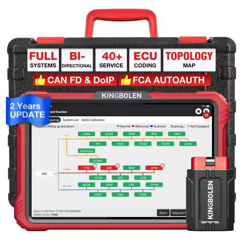 KINGBOLEN K10 PRO K10 Elite CANFD DoIP All System Diagnostic Tools 41 Reset Topology Map ECU Coding 