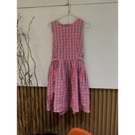Gaudi pink tartan dress