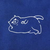 消極招財肥貓金元寶小方側背包