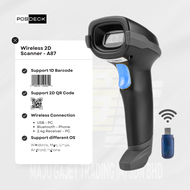 POSDECK Wireless Barcode Scanner Bluetooth QR Bar Code Scaner Price 2D Laptop PC Phone A87 A66