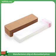 [in stock]200 Pcs Bookmark Holder Set  Bookmark Sleeves Transparent Self Adhesive Bag DIY Blank Book