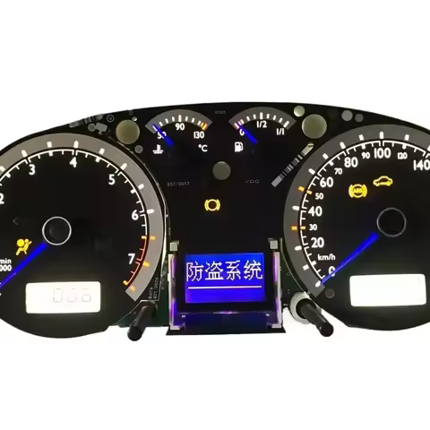 R32 Instrument Scale Paper Blue Needle Pointer with LED Light for VW Bora MK4 Golf 4 R32 Meter 300km