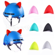 Full Face Off-road Helmet Decoration Supplies Car and Motorcycle Helmet Cat Ear Stickers Halloween Party Role-playing Props