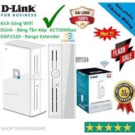 DLink DAP1520 Range Extender AC750Mbps High Speed Dual Band WiFi Extender, Genuine New Product BH24T