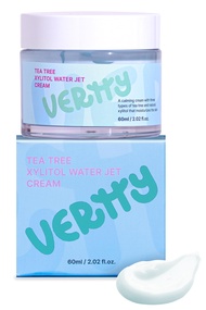 vertty Tea Tree XYLITOL Hydrating Facial Cream | Cooling, Redness Relief, Moisturizing Water Cream |