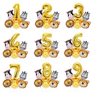 ANIMAL NUMBER BALLOON PACKAGE ANIMAL/