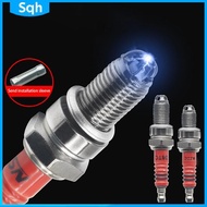 bri 1PCS 10mm Motorcycle Iridium Spark Plug Three Jaw Three-Pole Energy-saving Spark Plug For A7TC D