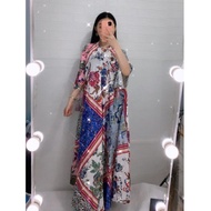 Luna Maxi Dress Panjang Baju Muslim Mewah Bigsize Jumbo Motif Bunga
