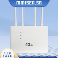 [mmisen.sg] 4G Wireless Router 150Mbps WiFi Router 4 Network Ports SIM Card Networking Modem