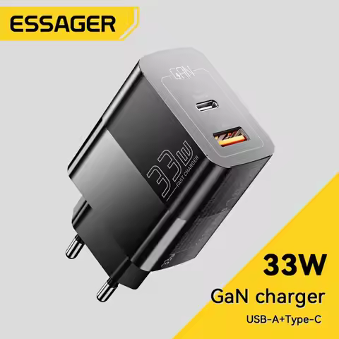 Essager USB C Charger 33W GaN Type C PD Fast Charging For iPhone 14 13 12 11 Pro Max XS 8 P For iPad