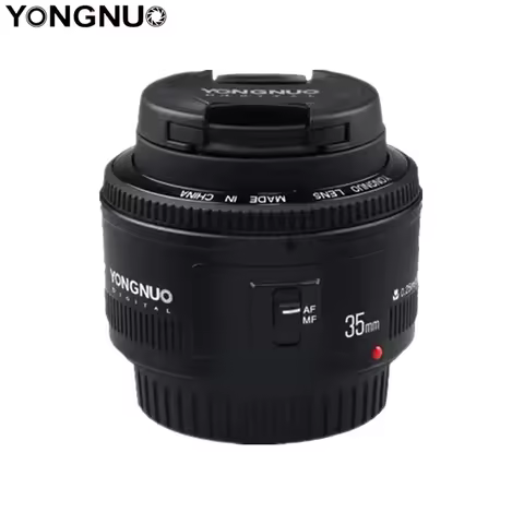 YONGNUO YN35mm F2 35mm Lens 1:2 AF/MF Wide-Angle Fixed Focus / Large Aperture Auto Zoom Lens +Gift F