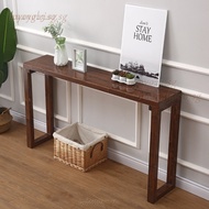 loyoyo23.sg Solid Wood Entrance Table Simple Hallway Table Home Table Against The Wall Narrow Table 
