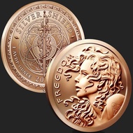 Silver Shield Freedom Girl 2020 1 oz AVDP .999 Fine Cu Copper Round Coin (Made in United States) 1oz