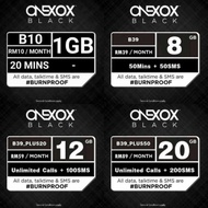 One Xox BLACK Register (B10/B39/B59)